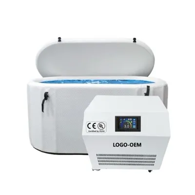 Tuffa fredda con il refrigeratore